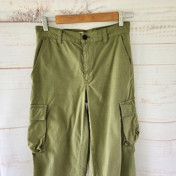 Madewell Green Cargo Pants - Picture 3 of 12